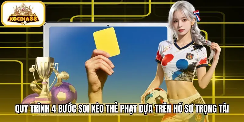 Các bước soi Kèo Thẻ Phạt qua hồ sơ trọng tài chính